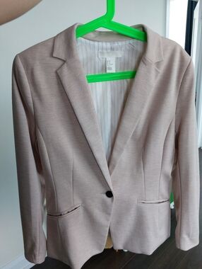 H&M Women One-Button Blazer Suit Jacket